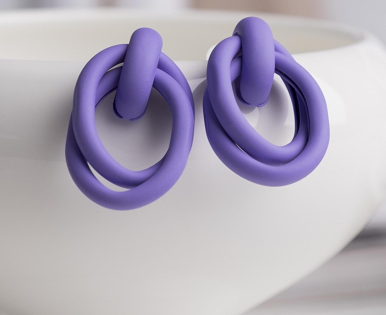 Серьги металл 