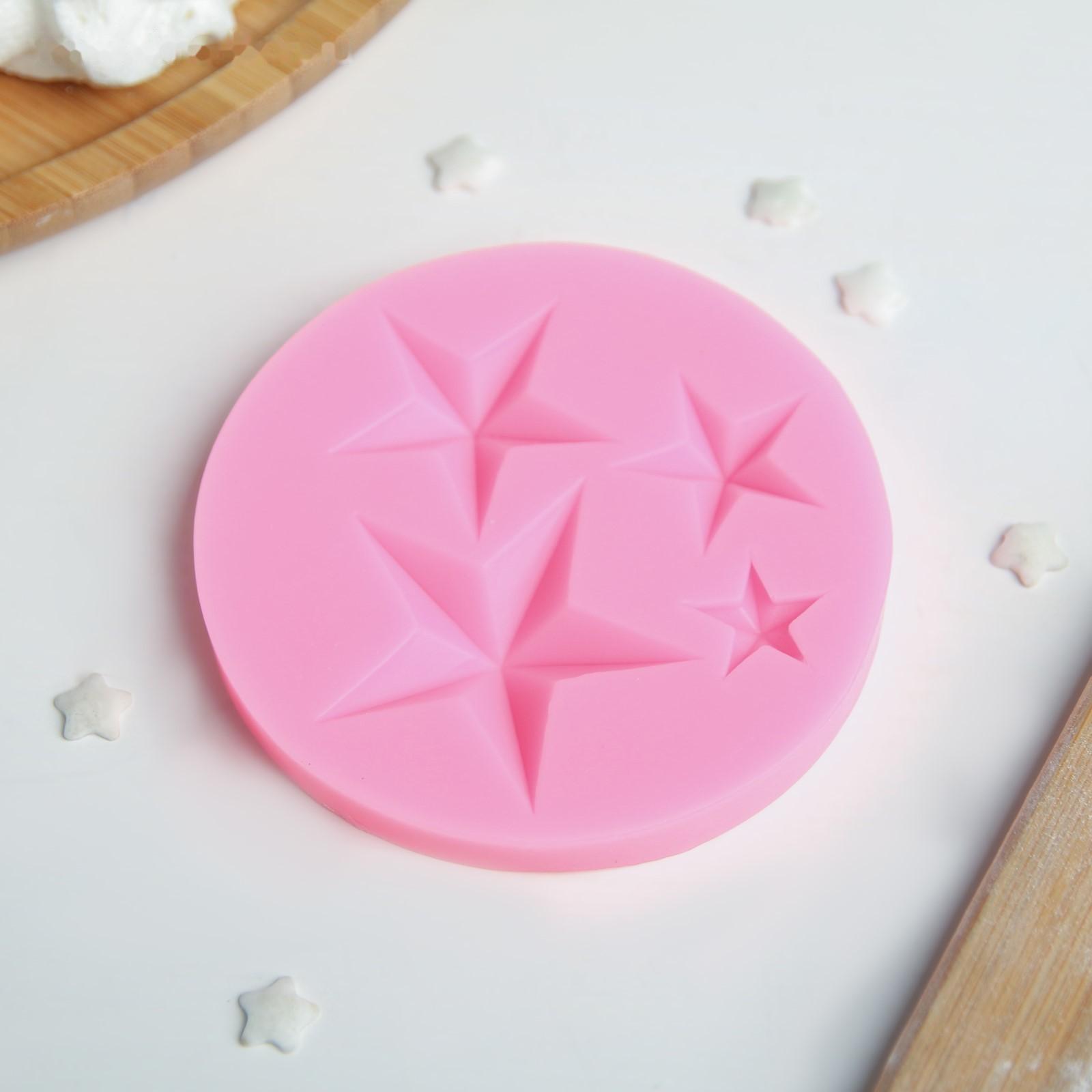 Молд «Звезда», 8×8 см, цвет МИКС