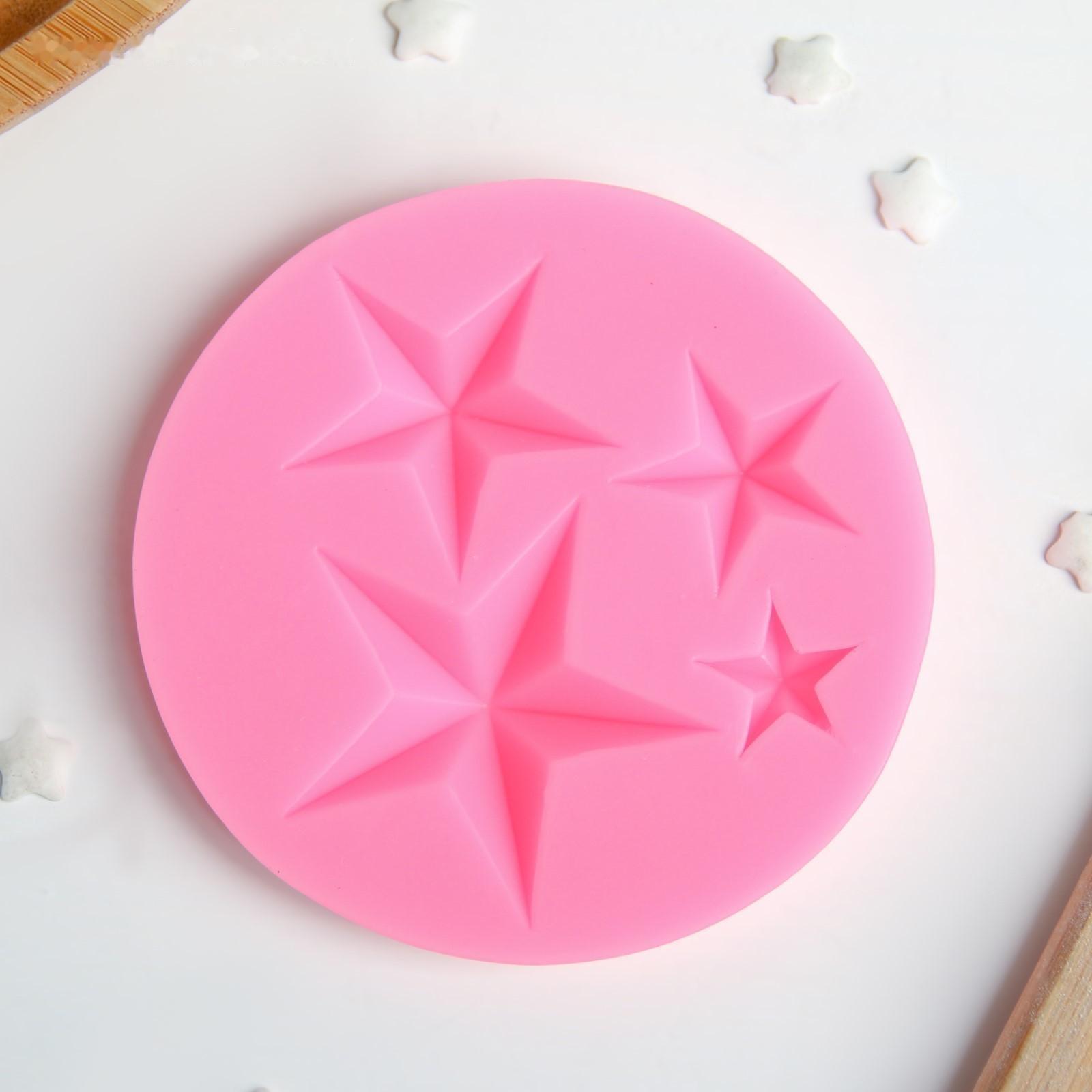 Молд «Звезда», 8×8 см, цвет МИКС