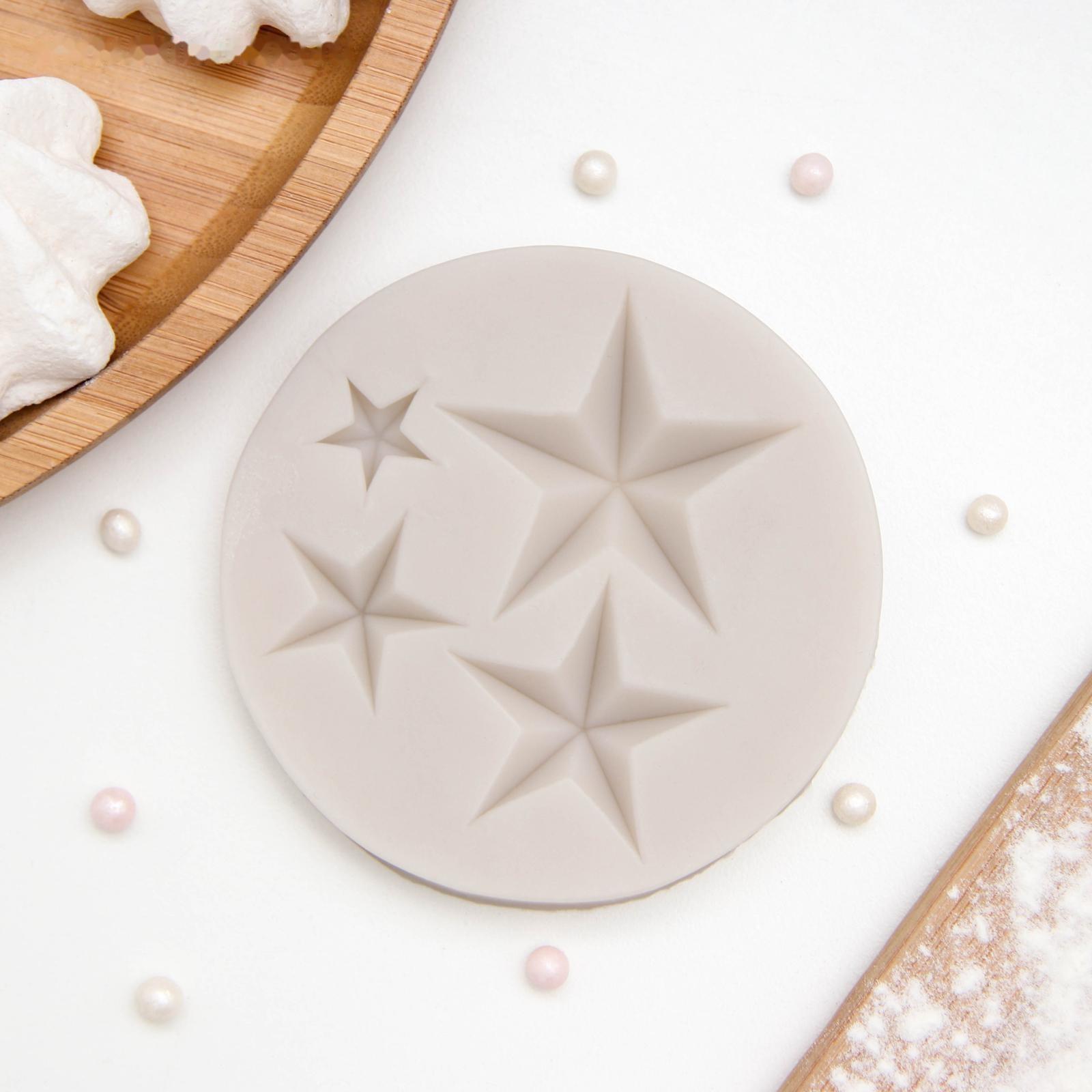 Молд «Звезда», 8×8 см, цвет МИКС