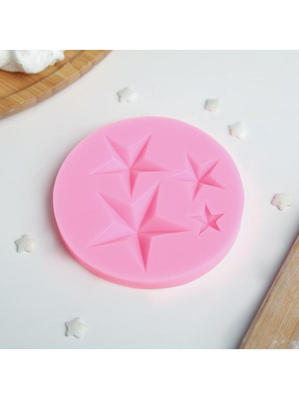 Молд «Звезда», 8×8 см, цвет МИКС