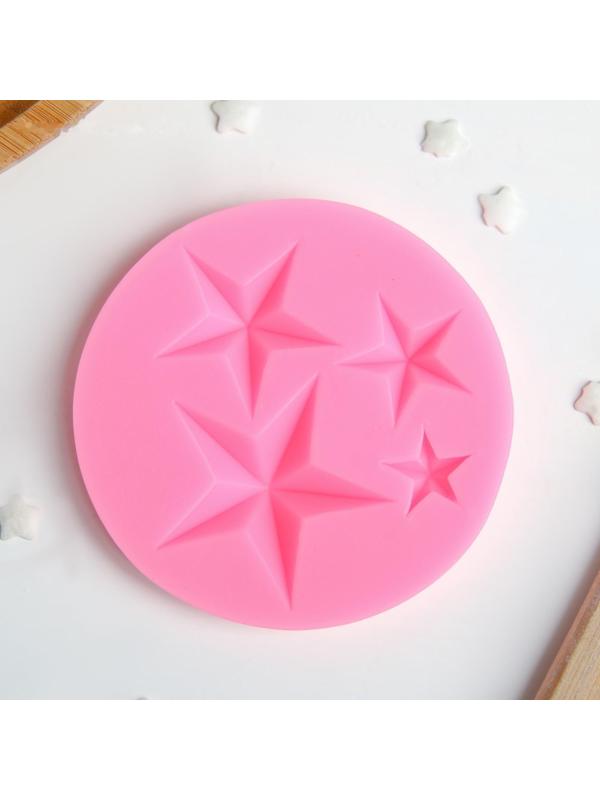 Молд «Звезда», 8×8 см, цвет МИКС