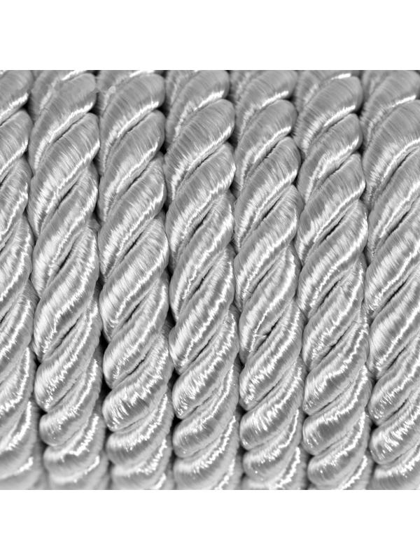 Шнур витой, d = 8 мм, 10 ± 1 м, цвет серебряный