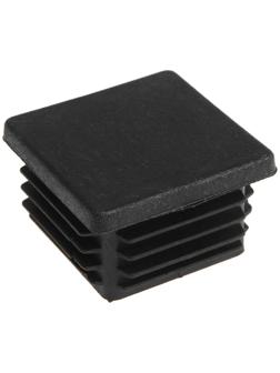 Заглушка для труб квадратная, 60х60 мм, черная