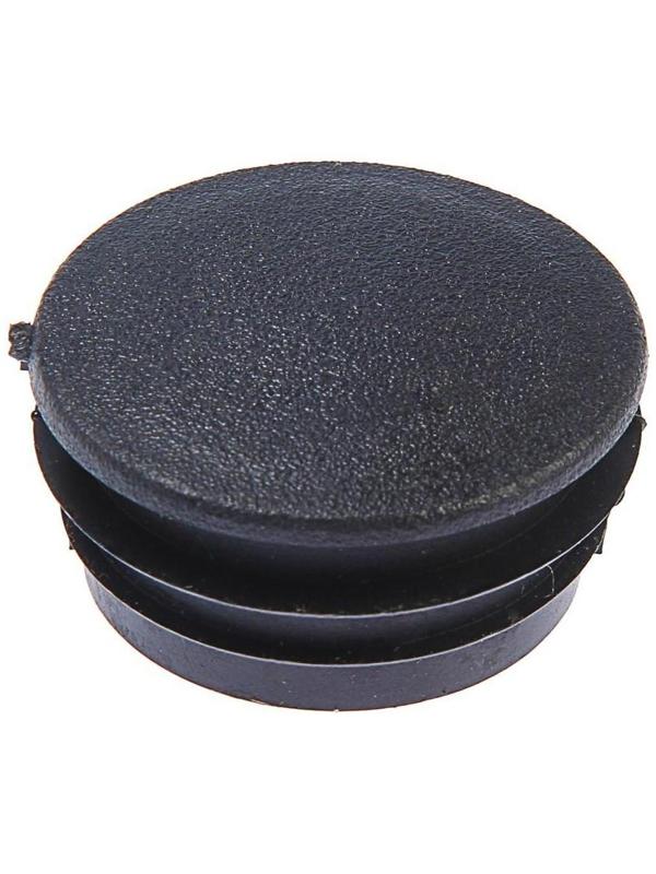 Заглушка для труб круглая, d=50, черная