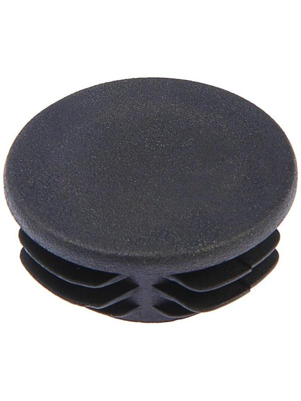 Заглушка для труб круглая, d=73, черная