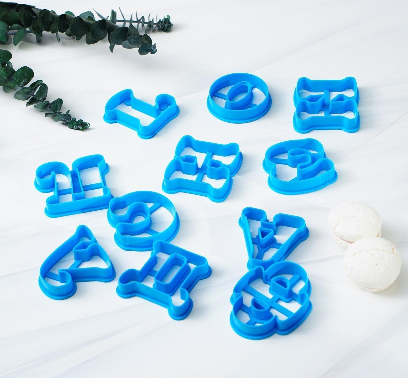 Набор форм для вырезания печенья «Русский алфавит», цвет голубой