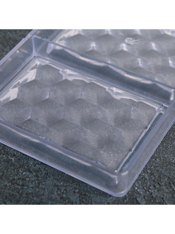 Форма для шоколада и конфет KONFINETTA «Плитка шоколада», 27,4×13,5×2,5 см, 3 ячейки, ячейка 7,5×11,3 см