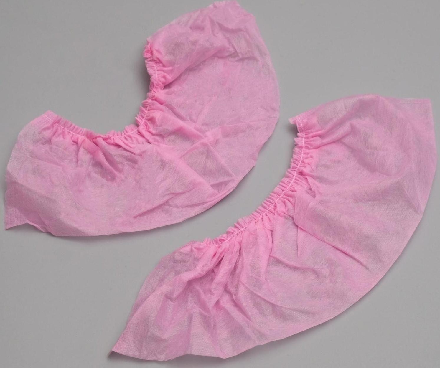 Носки одноразовые из нетканного материала для прокатной обуви, розовые. 43-44 рр
