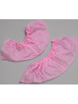 Носки одноразовые из нетканного материала для прокатной обуви, розовые. 43-44 рр