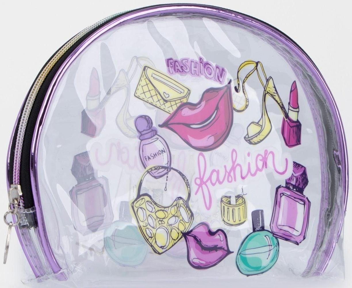 Косметичка на молнии, цвет прозрачный