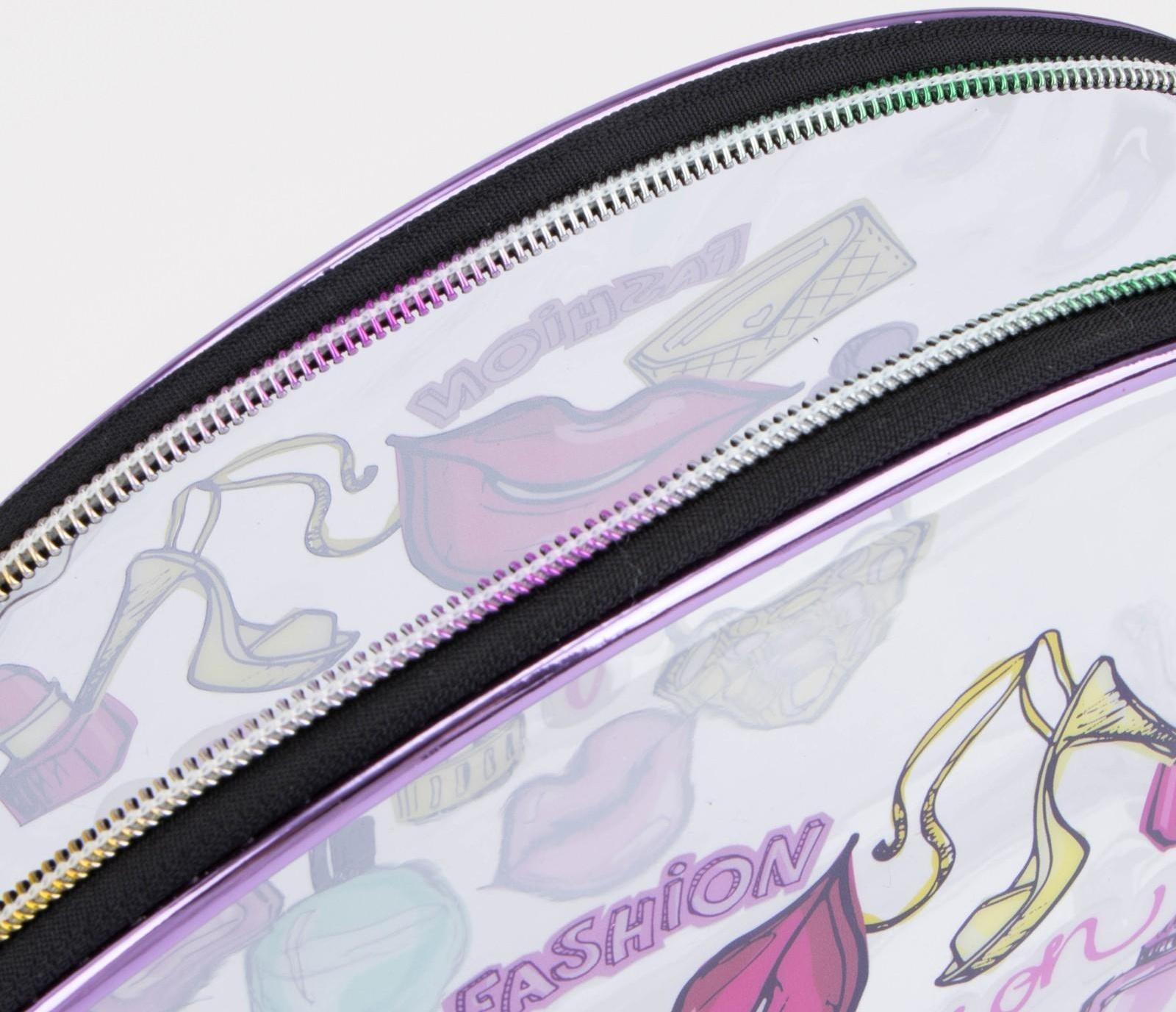 Косметичка на молнии, цвет прозрачный