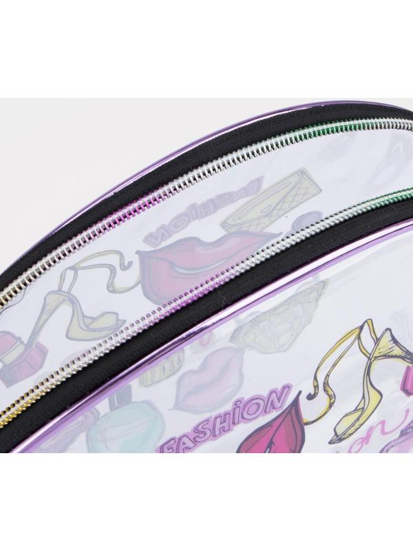 Косметичка на молнии, цвет прозрачный