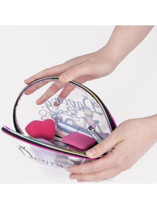 Косметичка на молнии, цвет прозрачный