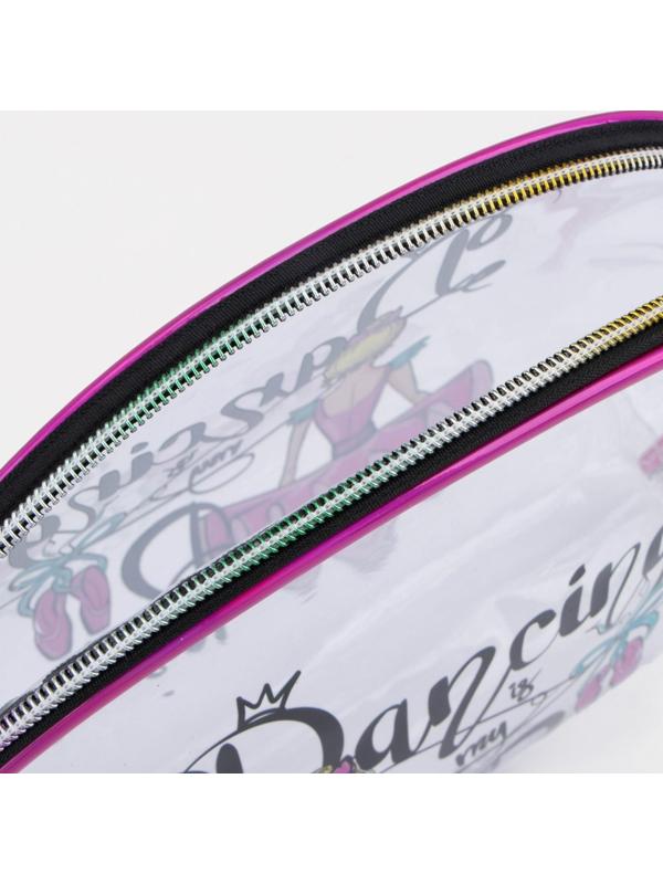 Косметичка на молнии, цвет прозрачный