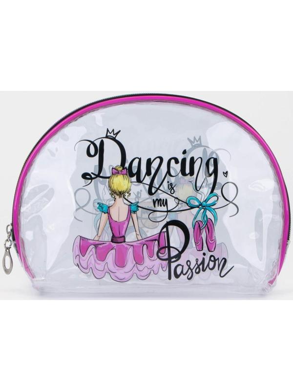 Косметичка на молнии, цвет прозрачный