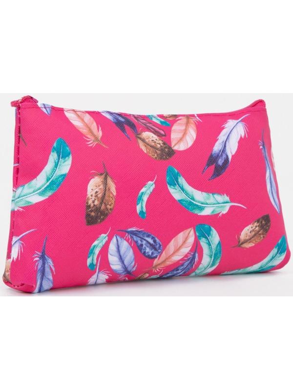 Косметичка на молнии, цвет розовый