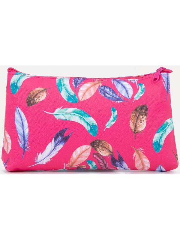 Косметичка на молнии, цвет розовый
