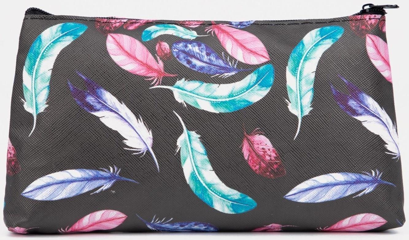 Косметичка на молнии, цвет чёрный