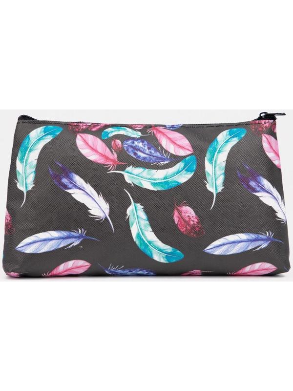 Косметичка на молнии, цвет чёрный