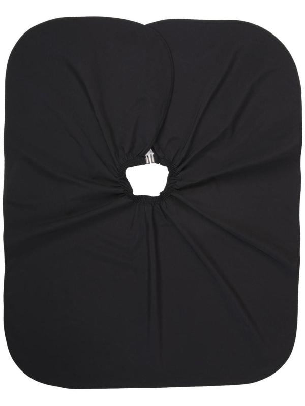 Пелерина парикмахерская, с крючком, цвет чёрный