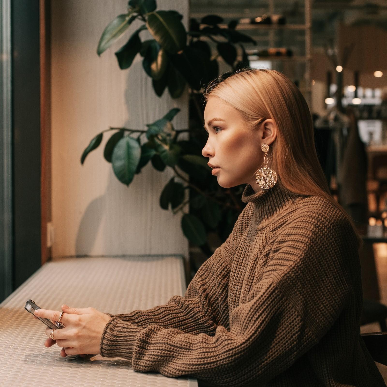 Серьги металл 