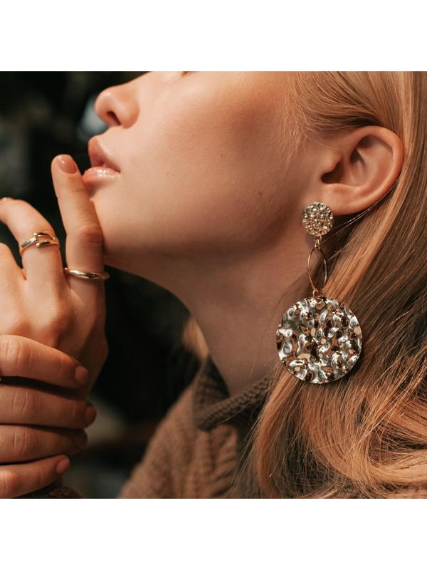 Серьги металл 