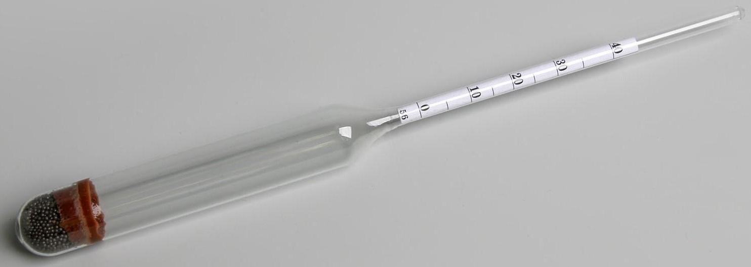 Ареометр для спирта, АСП-3 0-40 ГОСТ 18481-81