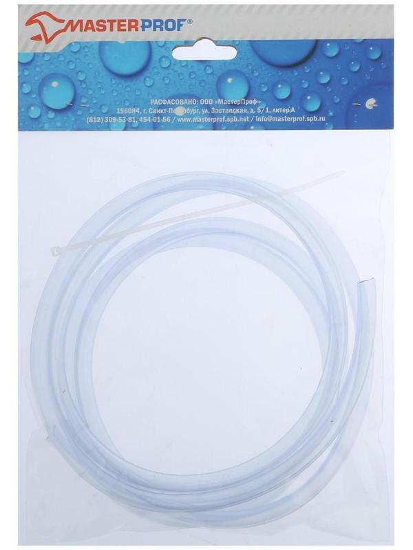 Шланг MasterProf, d 6/9 мм, капиллярный для сбросного клапана водонагревателя, 2м, с хомутом
