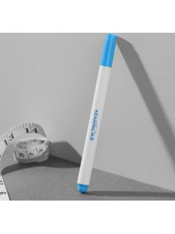 Маркер для ткани, водорастворимый, 14 см, цвет голубой