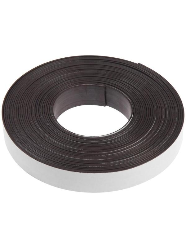 Магнитная лента ТУНДРА, с клеевым слоем, 25 х 1.5 мм, длина 10 м