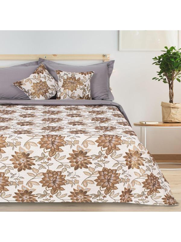 Покрывало гобеленовое Этель «Роскошь», золотой, 140х200 см, п/э 80%, хл 20% (450 г/м)