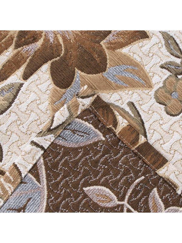 Покрывало гобеленовое Этель «Роскошь», золотой, 140х200 см, п/э 80%, хл 20% (450 г/м)