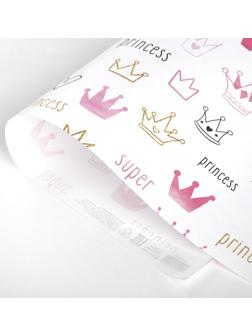 Бумага крафтовая «Для девочки», 50 × 70 см