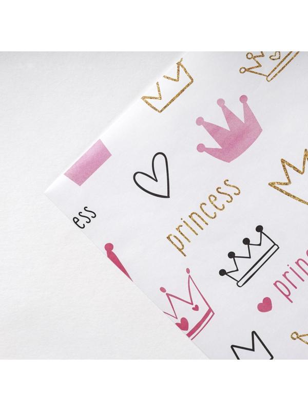 Бумага крафтовая «Для девочки», 50 × 70 см