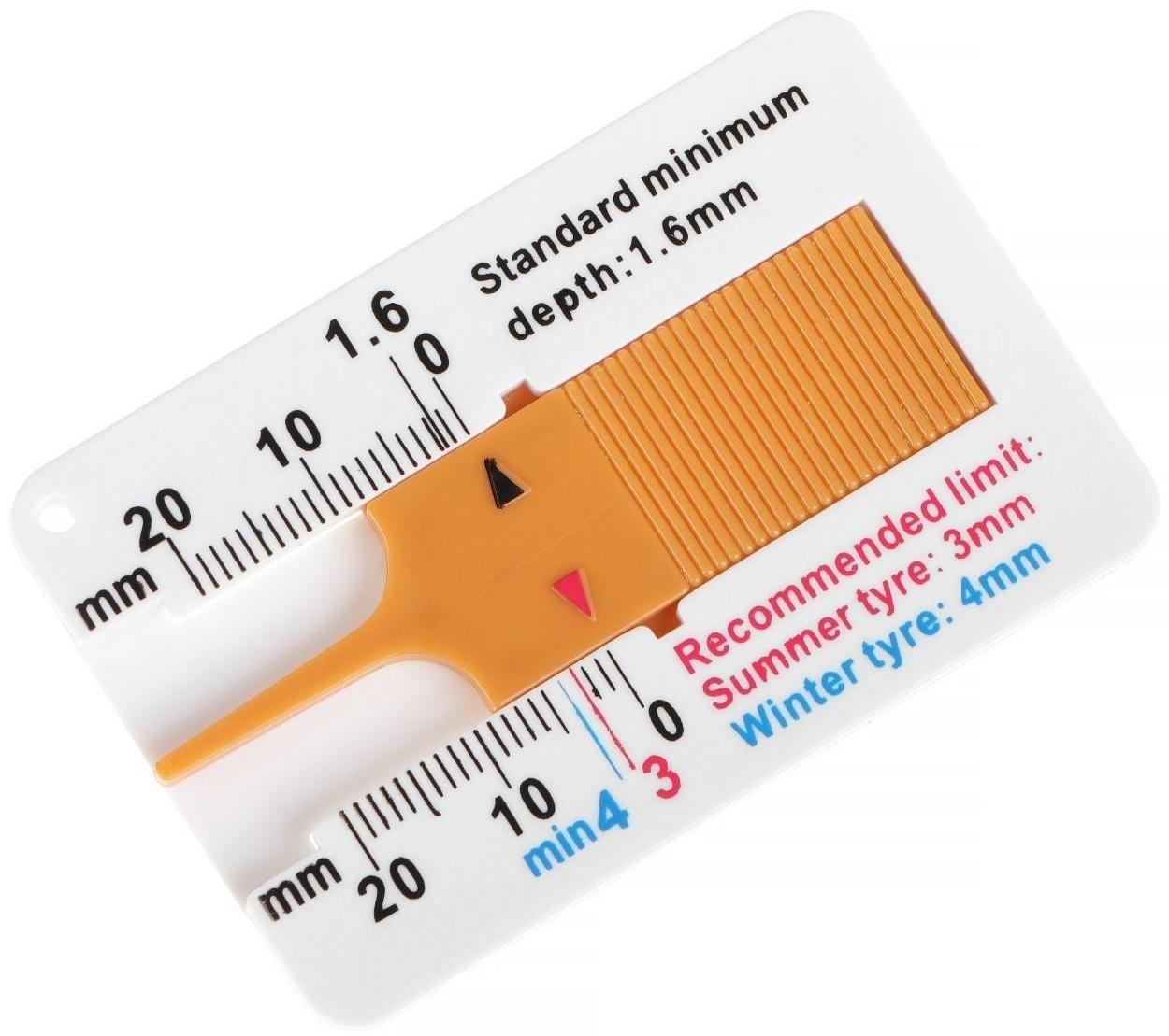 Толщиномер протектора шин, 0-20 мм