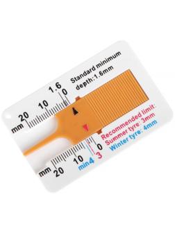Толщиномер протектора шин, 0-20 мм