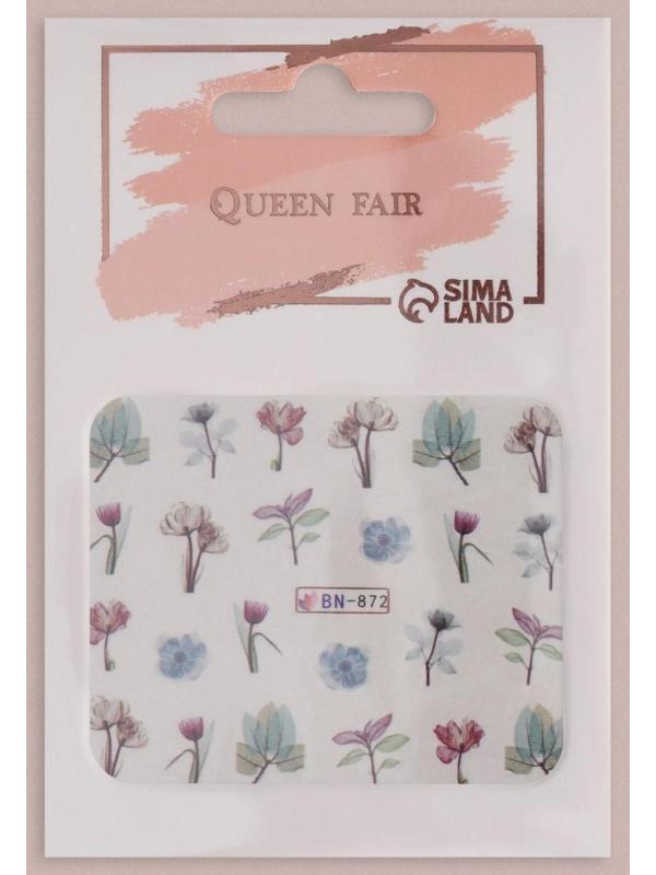 Слайдер - дизайн для ногтей «Цветочные мечты», фасовка 6 шт