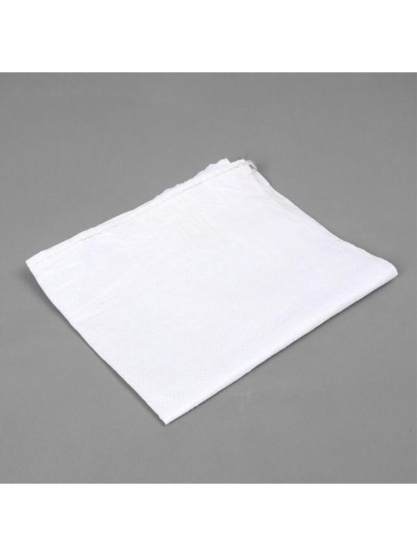 Мешок ПП, 50 × 90 см, на 50 кг, с завязкой, белый