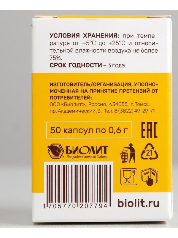 Трутневое молочко алтайское, 50 капсул