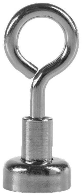 Магнит неодимовый с петлёй для авто, d-12 мм, сцепление 3 кг