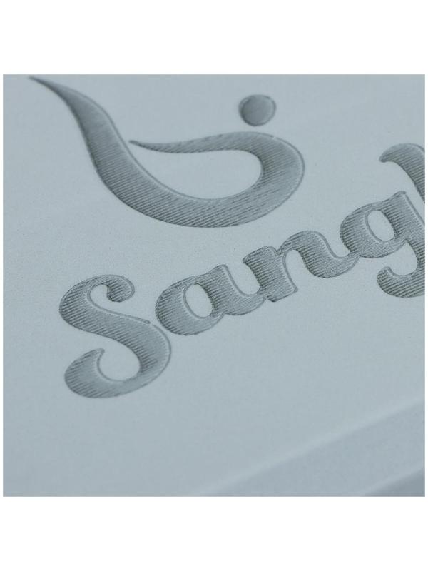 Блок для йоги 23 × 15 × 8 см, вес 180 г, цвет серый