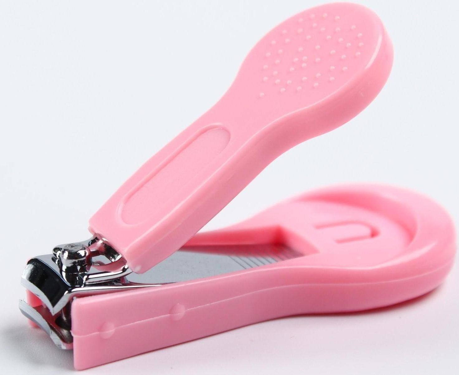 Набор по уходу за ребенком, 4 предмета, цвет розовый