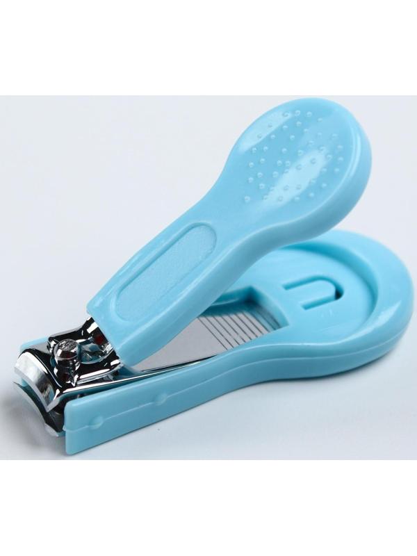 Набор по уходу за ребенком, 4 предмета, цвет голубой