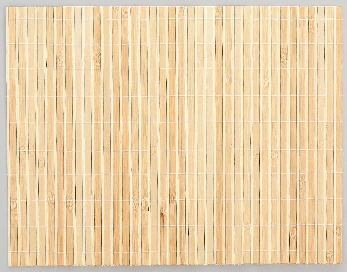 Салфетка сервировочная на стол «Соломка», 43×30 см, цвет светло-коричневый