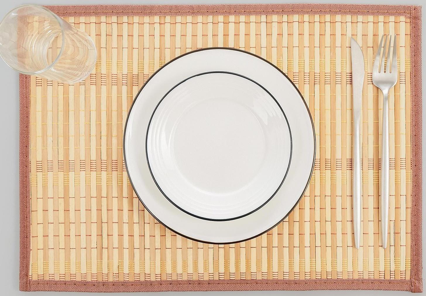 Салфетка сервировочная на стол «Кант», 45×30 см, цвет бежевый