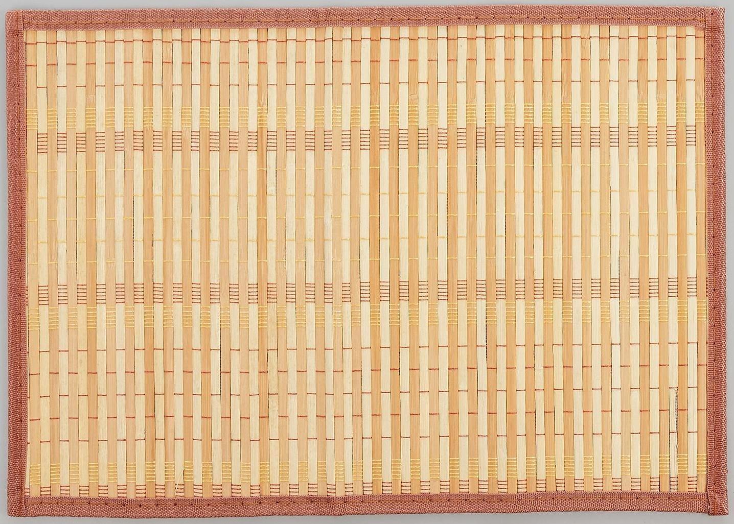 Салфетка сервировочная на стол «Кант», 45×30 см, цвет бежевый