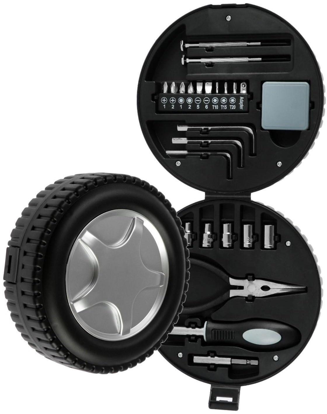 Набор инструментов ТУНДРА, подарочный пластиковый кейс 