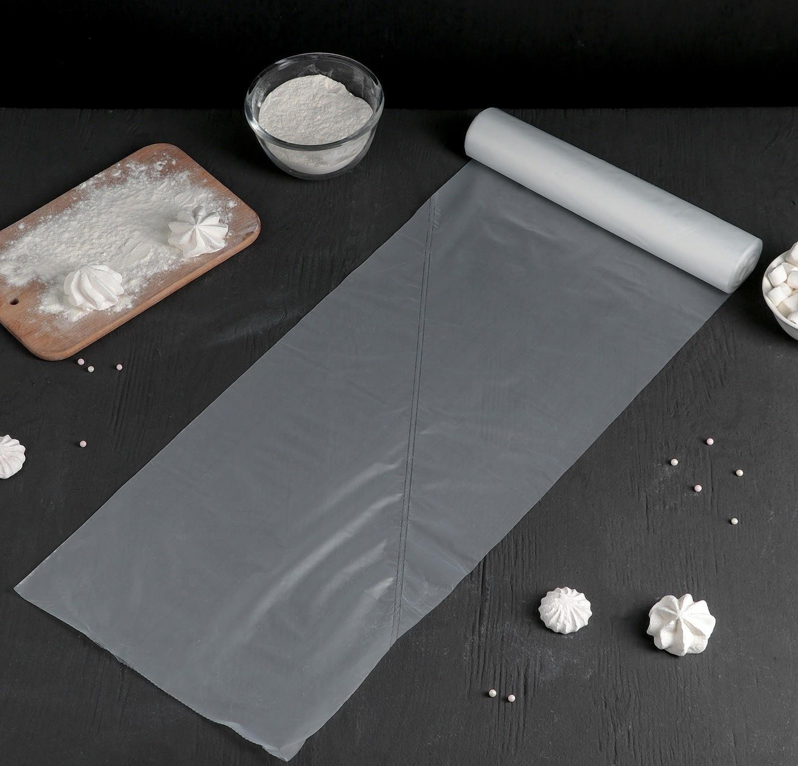 Кондитерские мешки 52×26 см (размер L), в рулоне 50 шт