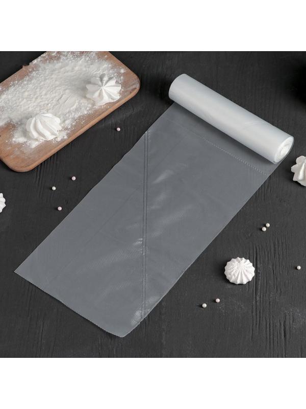Кондитерские мешки 27×18 см (размер S), в рулоне 72 шт
